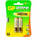 Батарейка AA LR6 Ultra alcaline * 2 GP (15AU-U2/15AUP-U2/15AU-2UE2)