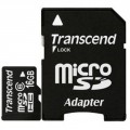 Флеш карта 16Gb microSDHC class 6 Transcend (TS16GUSDHC6)