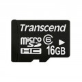 Флеш карта 16Gb microSDHC class 4 Transcend (TS16GUSDC4)