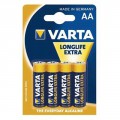 Батарейка AA Varta Longlife Extra * 4 Varta (04106101414)