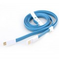 Дата кабель AUZER USB 2.0 – Micro USB 1.0м Blue (AC-M1BL)