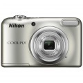 Цифровий фотоапарат Nikon Coolpix A10 Silver (VNA980E1)