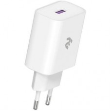 Зарядное устройство 2E USB Wall Charger QC3.0 DC5V/3A, Max 18W, white (2E-WC1USB18W-W)