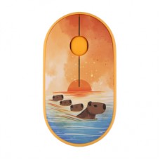 Мишка 2E MF300 CAPYBARASUNSET Silent Wireless/Bluetooth Yellow (2E-MF300WCAPIBARAYW)