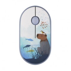 Мишка 2E MF300 CAPYBARASWIM Silent Wireless/Bluetooth Blue (2E-MF300WCAPIBARABL)