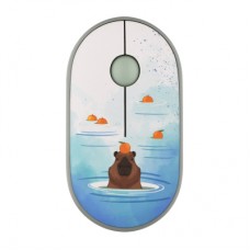 Мишка 2E MF300 CAPYBARATANGERINE Silent Wireless/Bluetooth Green (2E-MF300WCAPIBARAGN)