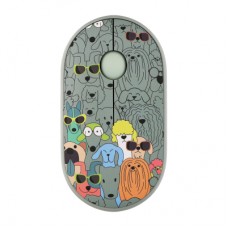 Мышка 2E MF300 PETSDOGS Silent Wireless/Bluetooth Green (2E-MF300WPETSGN)
