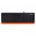 Клавиатура A4Tech FKS10 USB Orange