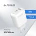 Зарядний пристрій ACCLAB AL-TC220 (1xUSB, 1xType-C) (1283126556494)