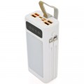 Батарея универсальная ACL 30000mAh, LIGHTER, Type-C + Lighting, White (PW-85)