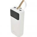 Батарея универсальная ACL 30000mAh, TypeC + Micro, White (PW-88W)