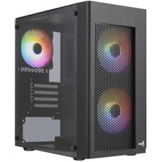Корпус для ПК AeroCool Hexform-G-BK-v2 Black 600W (ACCX-PV38004.11)