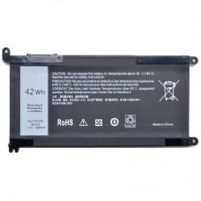 Акумулятор до ноутбука Dell Inspiron 15-5568 WDX0R, 42Wh (3684mAh), 3cell, 11.4V, Li-ion AlSoft (A47975)