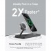 Зарядное устройство Anker MagGo Wireless Charging Station 15W 3-in-1 Pad Black (B25M1311)
