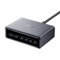 Зарядний пристрій Anker GaNPrime 200W 4xUSB-C PD + 2xUSB-A Black (A2683341)