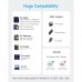 Дата кабель USB-C to USB-C 0.9m 240W nylon 310 black Anker (A81D5H11)