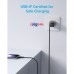 Дата кабель USB-C to USB-C 0.9m 240W nylon 310 black Anker (A81D5H11)