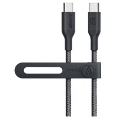 Дата кабель USB-C to USB-C 0.9m 140W bio-nylon 544 black Anker (A80F5H11)