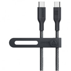 Дата кабель USB-C to USB-C 1.8m 140W bio-nylon 544 black Anker (A80F6H11)