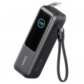 Батарея универсальная Anker 25000mAh, 165W, PD/3/0, QC/3/0, Built-In Double USB-C Cables, black (A1695H11)