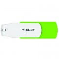 USB флеш накопичувач Apacer 32GB AH335 Green USB 2.0 (AP32GAH335G-1)