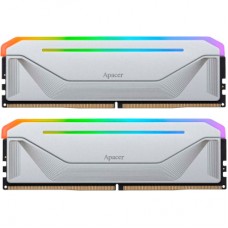 Модуль памяти для компьютера DDR5 32GB (2x16GB) 6000 MHz NOX RGB Silver Apacer (AH5U32G60C622NWAA-2)
