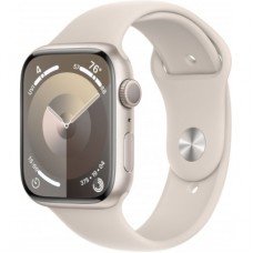 Смарт-годинник Apple Watch Series 9 GPS 41mm Starlight Aluminium Case with Starlight Sport Band - S/M (MR8T3QP/A)