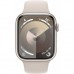 Смарт-годинник Apple Watch Series 9 GPS 41mm Starlight Aluminium Case with Starlight Sport Band - S/M (MR8T3QP/A)