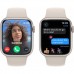 Смарт-годинник Apple Watch Series 9 GPS 41mm Starlight Aluminium Case with Starlight Sport Band - S/M (MR8T3QP/A)
