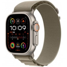 Смарт-годинник Apple Watch Ultra 2 GPS + Cellular, 49mm Titanium Case with Olive Alpine Loop - Small (MREX3UL/A)