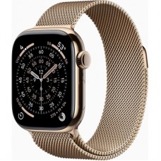 Смарт-часы Apple Watch Series 11 GPS + Cellular 42mm Gold Titanium Case with Gold Milanese Loop (MF8Y4RK/A)