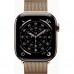 Смарт-часы Apple Watch Series 11 GPS + Cellular 42mm Gold Titanium Case with Gold Milanese Loop (MF8Y4RK/A)
