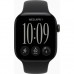 Смарт-часы Apple Watch Series 12 GPS 42mm Black Aluminium Case with Black Sport Band - S/M (MJEA4RK/A)
