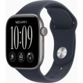 Смарт-часы Apple Watch Series 12 GPS 46mm Space Grey Aluminium Case with Navy Blue Sport Band - M/L (MJEJ4RK/A)