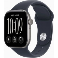 Смарт-часы Apple Watch Series 12 GPS 46mm Space Grey Aluminium Case with Navy Blue Sport Band - M/L (MJEJ4RK/A)