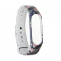 Ремешок для фитнес браслета Armorstandart для Xiaomi Mi Band 4/3 Blue Flowers (ARM52066)