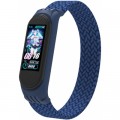 Ремінець до фітнес браслета Armorstandart Braided Solo Loop для Xiaomi Mi Band 4/5/6 Blue size M (ARM58764)