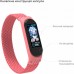 Ремешок для фитнес браслета Armorstandart Braided Solo Loop для Xiaomi Mi Band 4/5/6 Pink size S (ARM59181)