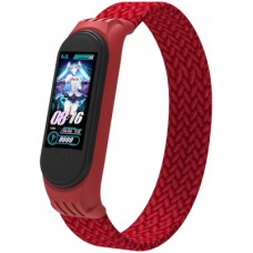 Ремешок для фитнес браслета Armorstandart Braided Solo Loop для Xiaomi Mi Band 4/5/6 Red size L (ARM58762)