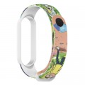 Ремешок для фитнес браслета Armorstandart RM для Xiaomi Mi Band 7/6/5 Cartoon White (ARM59272)