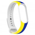 Ремешок для фитнес браслета Armorstandart для Xiaomi Mi Band 7/6/5 New Style Blue - Yellow (ARM61907)