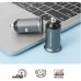 Зарядний пристрій Armorstandart Car USB Type-C PD20W + USB QC 3.0 Grey (ARM65439)