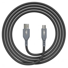 Дата кабель USB 2.0 AM to USB-C 1.0m Magnetic 3A black Armorstandart (ARM75514)