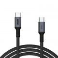 Дата кабель USB-C to USB-C 2.0m PD 100W black-grey Armorstandart (ARM69371)