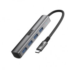 Концентратор Armorstandart USB-C to 4USB Grey (ARM69364)