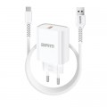 Зарядний пристрій Armorstandart AR012 Basic USB 24W + cable USB to USB-C White (ARM69893)