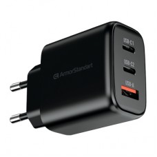 Зарядний пристрій Armorstandart ARP-621 Resolute Power USB-C 65W GaN Black (ARM70023)