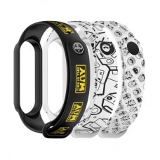 Ремінець до фітнес браслета Armorstandart комплект 3шт Xiaomi Mi Band 7/6/5 Dark Yo (ARM77065)