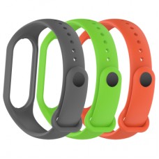 Ремінець до фітнес браслета Armorstandart комплект 3шт Xiaomi Mi Band 7/6/5 New Style Ditsy (ARM75070)