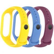 Ремінець до фітнес браслета Armorstandart комплект 3шт Xiaomi Mi Band 7/6/5 New Style Viola (ARM87046)